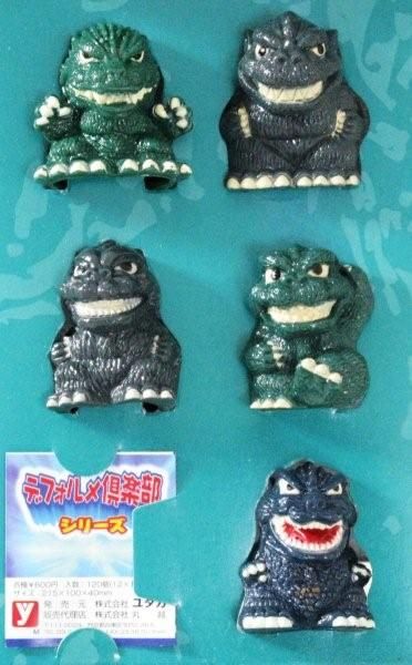 GODZILLA MILLENNIUM   FINGER PUPPETS   JAPAN MINT  