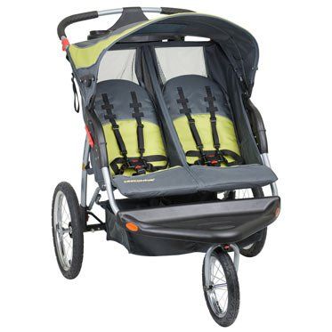 Baby Trend Expedition Swivel Double Jogger Baby Jogging Stroller 