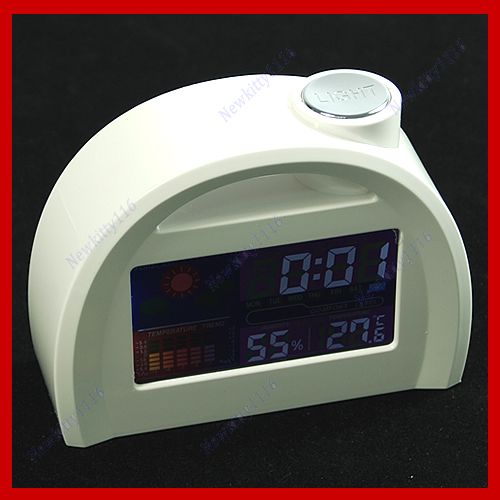 Weather Multi function Station Forecast Alarm Clock New  