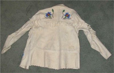 AMERICAN INDIAN JACKET COAT BEADWORK 1940  