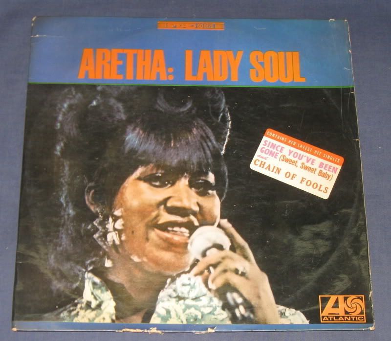 Aretha Franklin Lady Soul RARE ISRAELI 1st press lp  