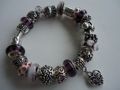 Authentic Sterling Silver Pandora Bracelet.Size 7.9.W/receipt Gift box 