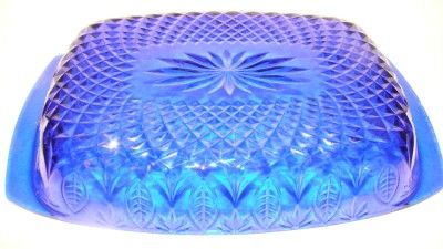 Avon Royal Blue Sapphire Casserole Dish Baking Pan Cobalt Blue  