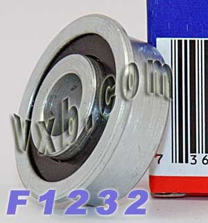 F1232 Unground Flanged Ball Bearing, F1232 is Full Complement (No Cage 