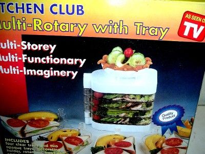 KITCHEN CLUB MULTI ROTARY MULTI LEVEL TRAY  