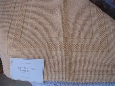 Restoration Hardware Cotton Woven MAIZ Bath Rug ~ NEW  