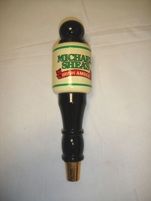 Michael Sheas Irish Amber Beer Tap Handle 8 1/4  