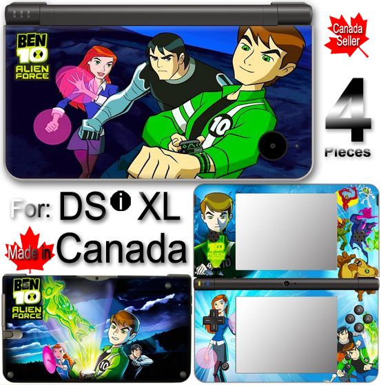 BEN 10 TEN ALIEN FORCE SKIN STICKER for DSi XL LL #3  