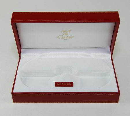 cartier leather case dust cloth blank certificate manuals brand new