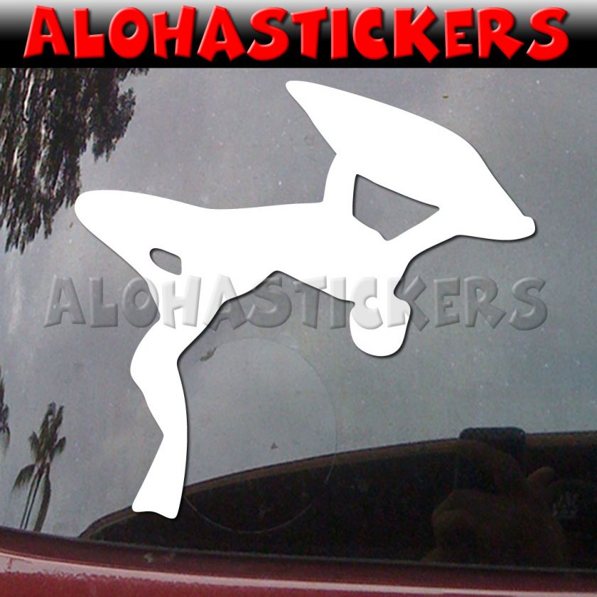 BODYBOARDER Bodyboarding Surf Hawaii Body Boarding Car Vinyl Decal 