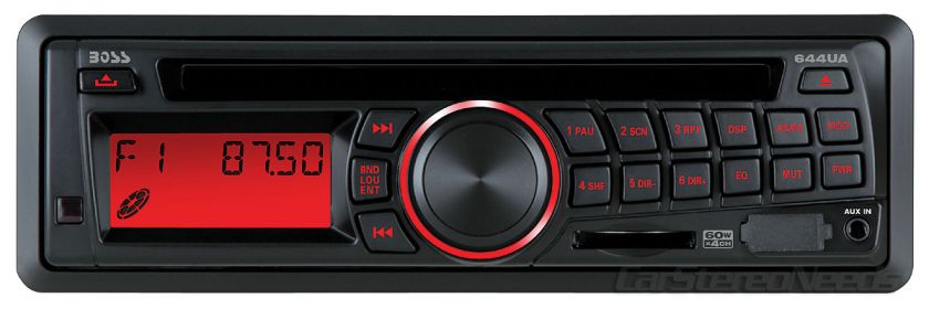 NEW BOSS 644UA INDASH CAR /CD/USB/SD/AUX/iPOD PLAYER  