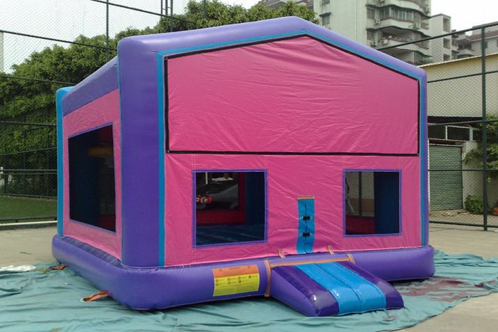 NEW Pink Commercial Inflatable Bounce House Moonwalk Jumper Castle 