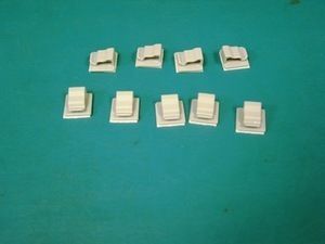 Abacon B161 Adhesive Backed Cable Clips , Bag of 100 Br  