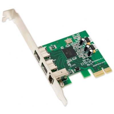    PEX30016 IO Card Firewire 2x1394B and 1x1394A Ports PCI Express Card