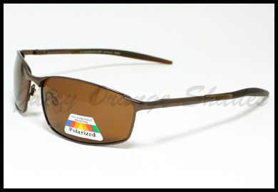 POLARIZED LENS All Sports FISHING NO GLARE Sunglasses BROWN Spring 