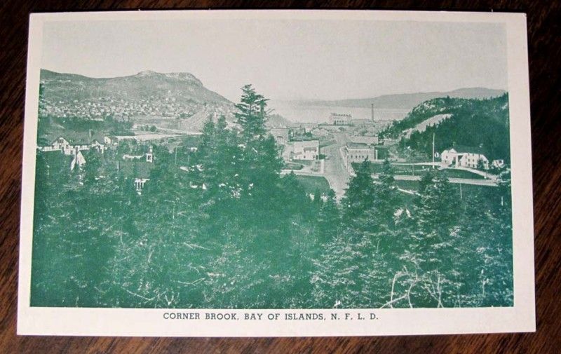 CORNER BROOK BAY OF ISLANDS NEWFOUNDLAND CAN Postcard  