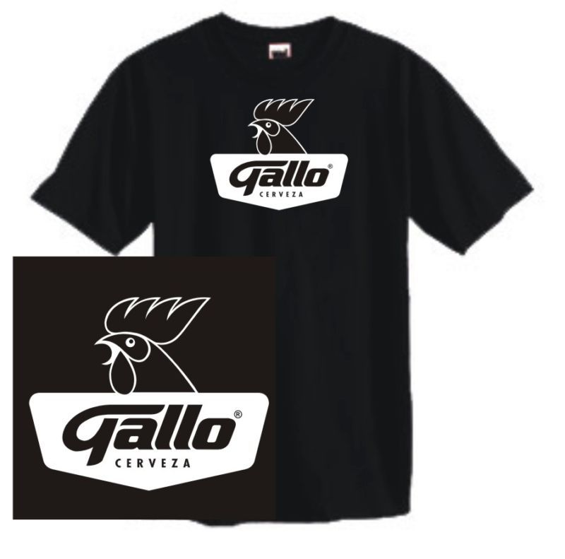 Gallo Cerveza T shirt beer guatemala bar mexico S 3XL  