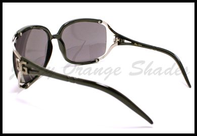 DG Womens OVERSIZED Retro Fashion Sunglasses ALL BLACK  