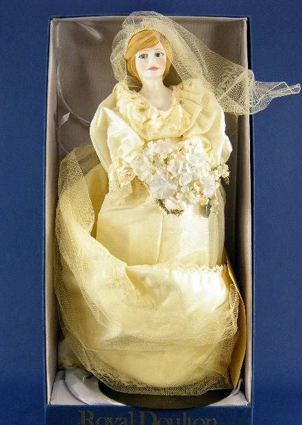 Royal Doulton, Nisbet Princess Diana Bride Doll Wales  