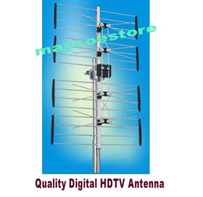 Outdoor Digital HD Off Air Antenna 4 Bay  Free HD TV  