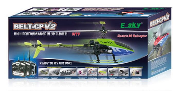 Esky 2.4Ghz Belt CP V2 6ch RC Helicopter  