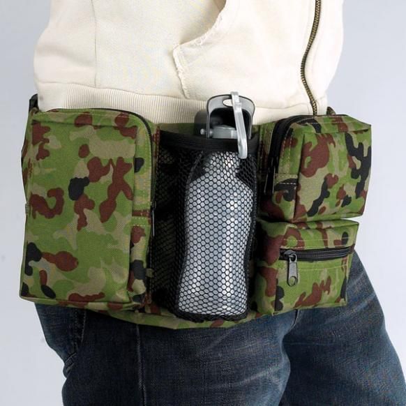 Our Camo Fanny Packs allow owners to carry everything dogs need on 