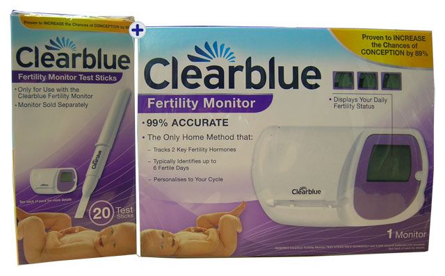 CLEARBLUE FERTILITY (OVULATION) MONITOR BNIB +20 STICKS 5060213040434 