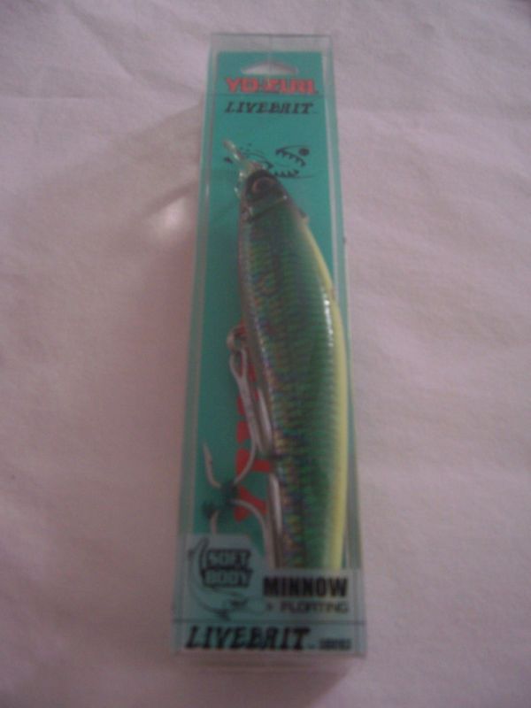 YO ZURI Livebait Minnow Fishing Lure Float 1oz.  