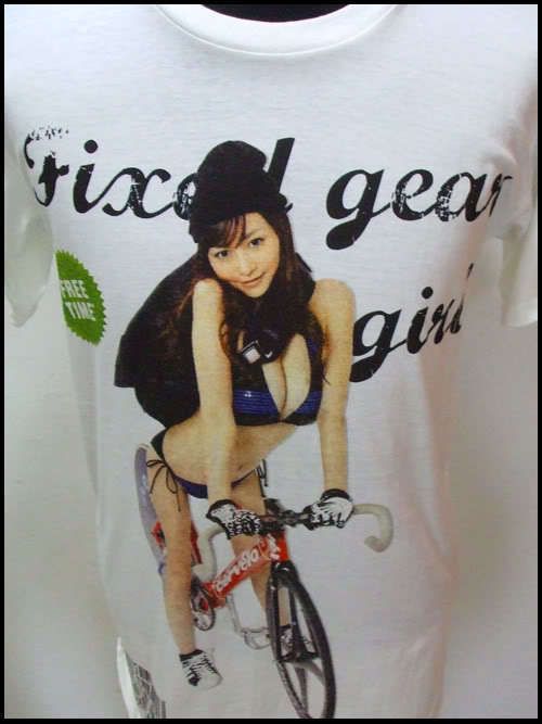 New vintage 80s Fixed Gear bicycle bike indie t shirt M  