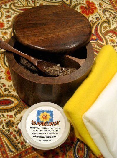 100% Natural Native American Flute & Wood Polishing Paste   Made Fresh 