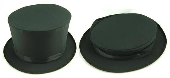 Collapsible Folding Magicians Top Hat  