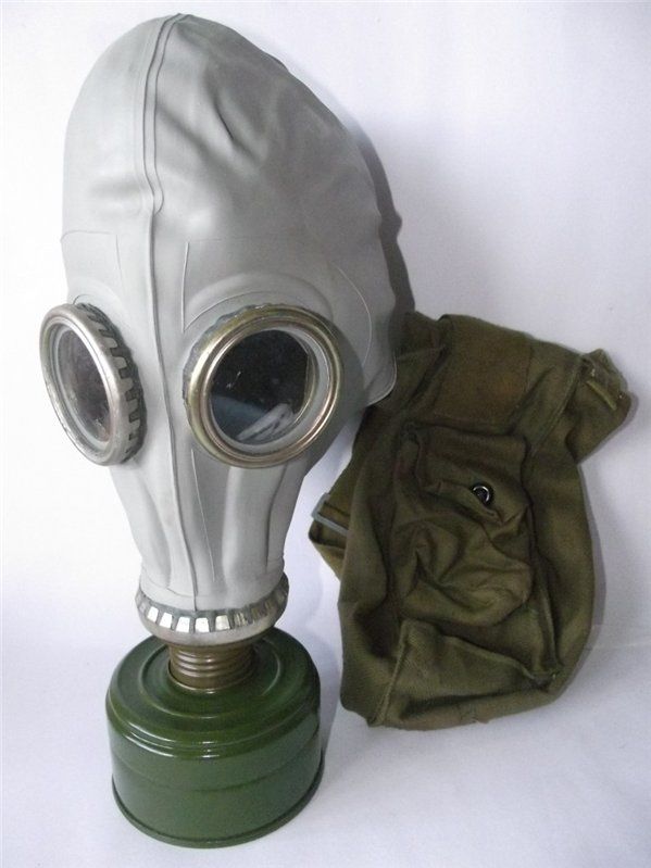 GAS RADIATION MASK GP 5 RUSSIAN USSR FULL SET CIVILIAN GAS MASK  