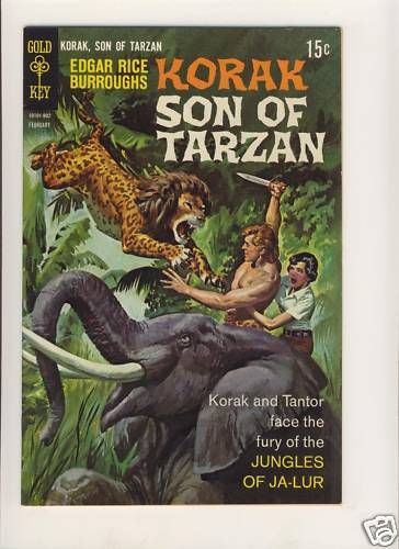 KORAK SON OF TARZAN 27 GOLD KEY COMICS SILVER AGE GK  