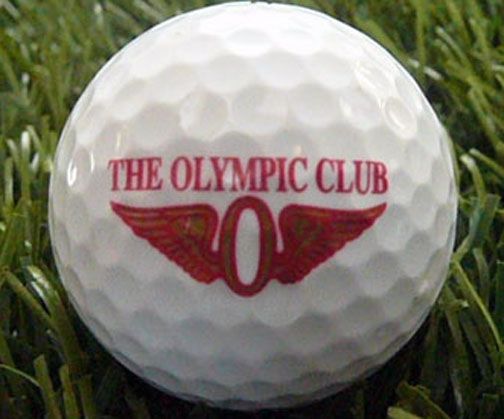 the olympic club logo golf ball titleist used no scuffs no pen 