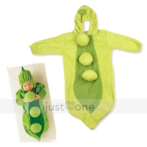   Lovely Big Bean Pea Pod Sleeping Bag Swaddle Sleep Sack Green 2 Size