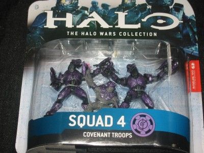 HALO Wars Collection Figures Troops SQUAD 2 3 4 Lot NEW  