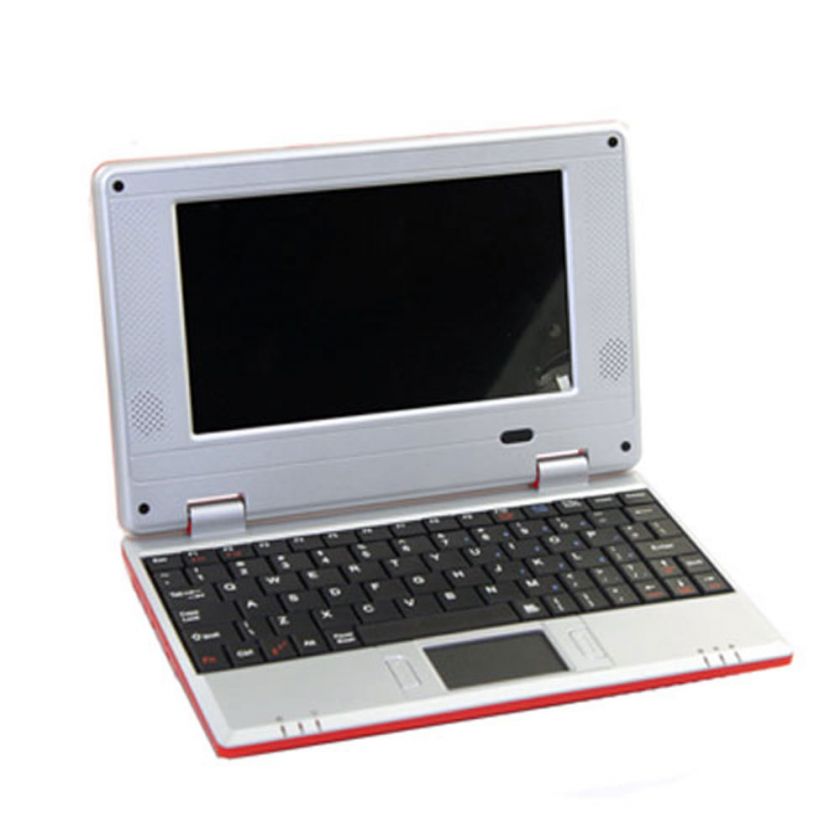 New 2GB HD 7 Mini Netbook Laptop WIFI Windows 7 inch Notebook Red Hot 