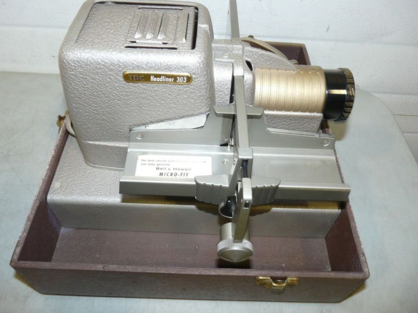 Bell & Howell TDC 425 Headliner 303 Slide Projector EC  