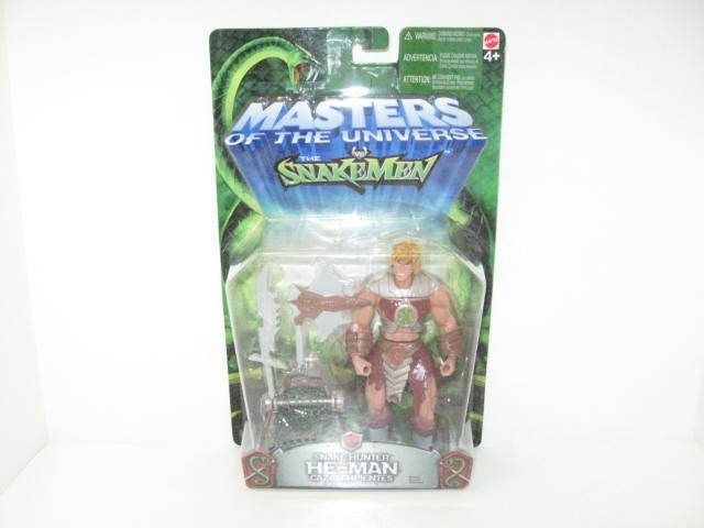 MOTU Green Card Snakemen SNAKE HUNTER HE MAN Figure MOC  