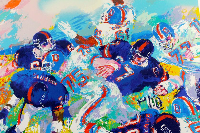 NY Giants Denver Broncos Classic By Leroy Nieman Thumbnail Image