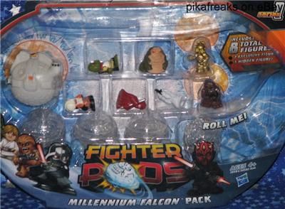   Fighter Pods MILLENNIUM FALCON PACK with 8 Figures Series One MISP