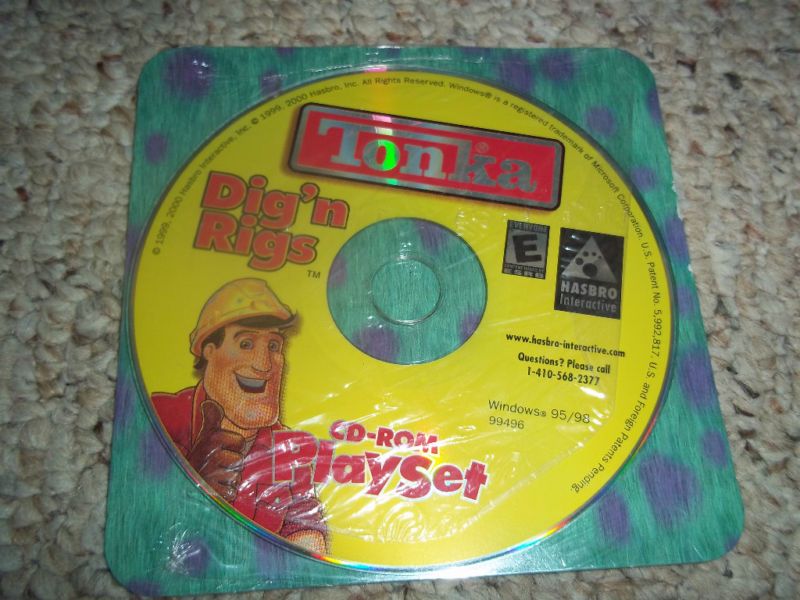 Tonka Dig N Rigs (PC Video Games, 2003) CD ROM 076930994962  