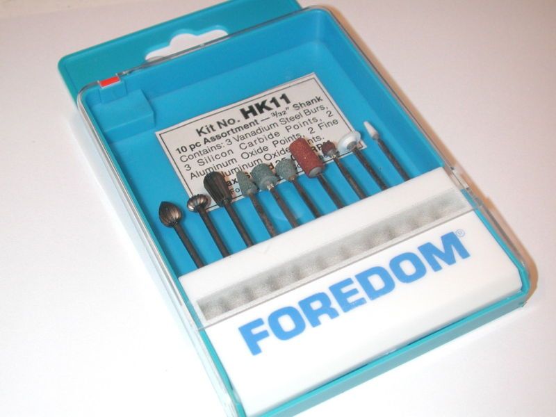 NOS FOREDOM USA Flex Shaft 10 pc BOX Assortment KIT  