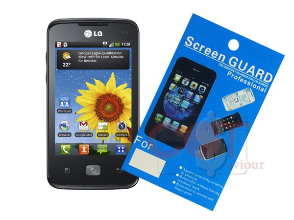 10 x LCD Screen Protector Guard for LG Optimus Hub E510  