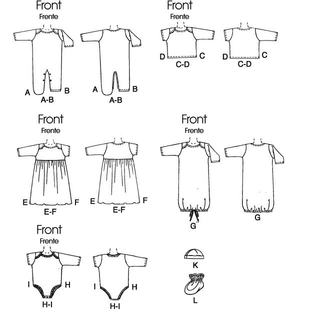 McCALLS BABY & TODDLER SEWING PATTERNS FREE POST  