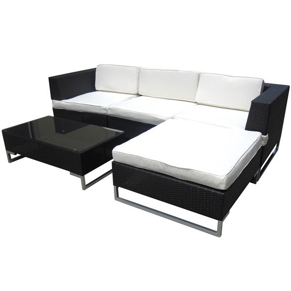 moderntomato outdoor key west luxury wicker patio set  