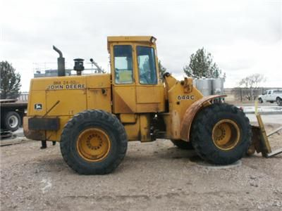 JOHN DEERE 644C FRONT END WHEEL PAY LOADER 4 IN 1 BUCKET QUICK DETACH 