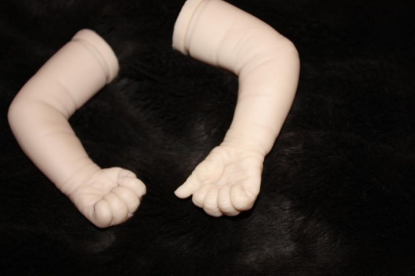 Pictures represent what baby arms can look like after finishing