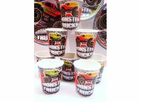 PICK MONSTER TRUCK JAM BIRTHDAY PARTY Tableware Favor  