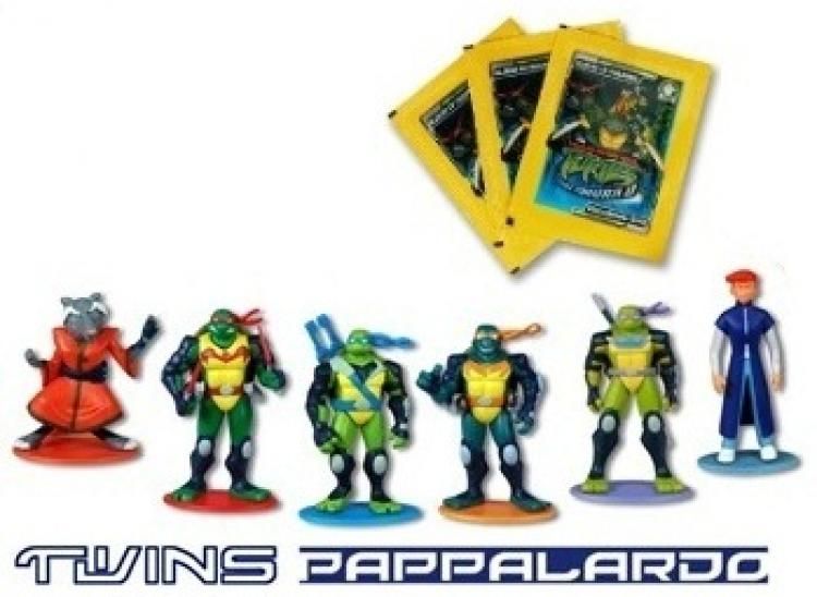 TMNT Complete Set 6 Mini Figures Turtles  